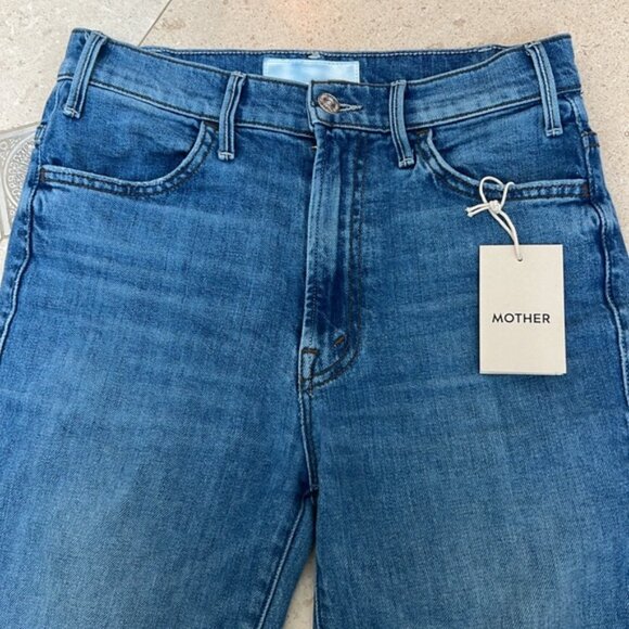 LIKE NEW Mother Superior The Hustler Ankle Fray Jeans in Crushing Hard - Picture 4 of 8